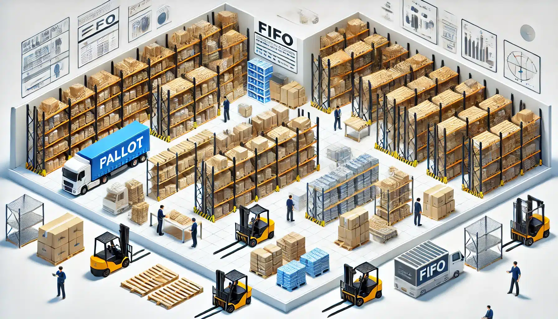 Optimización de tarima en almacén: organización, apilamiento seguro, rotación FIFO | Tarimas Xalostoc