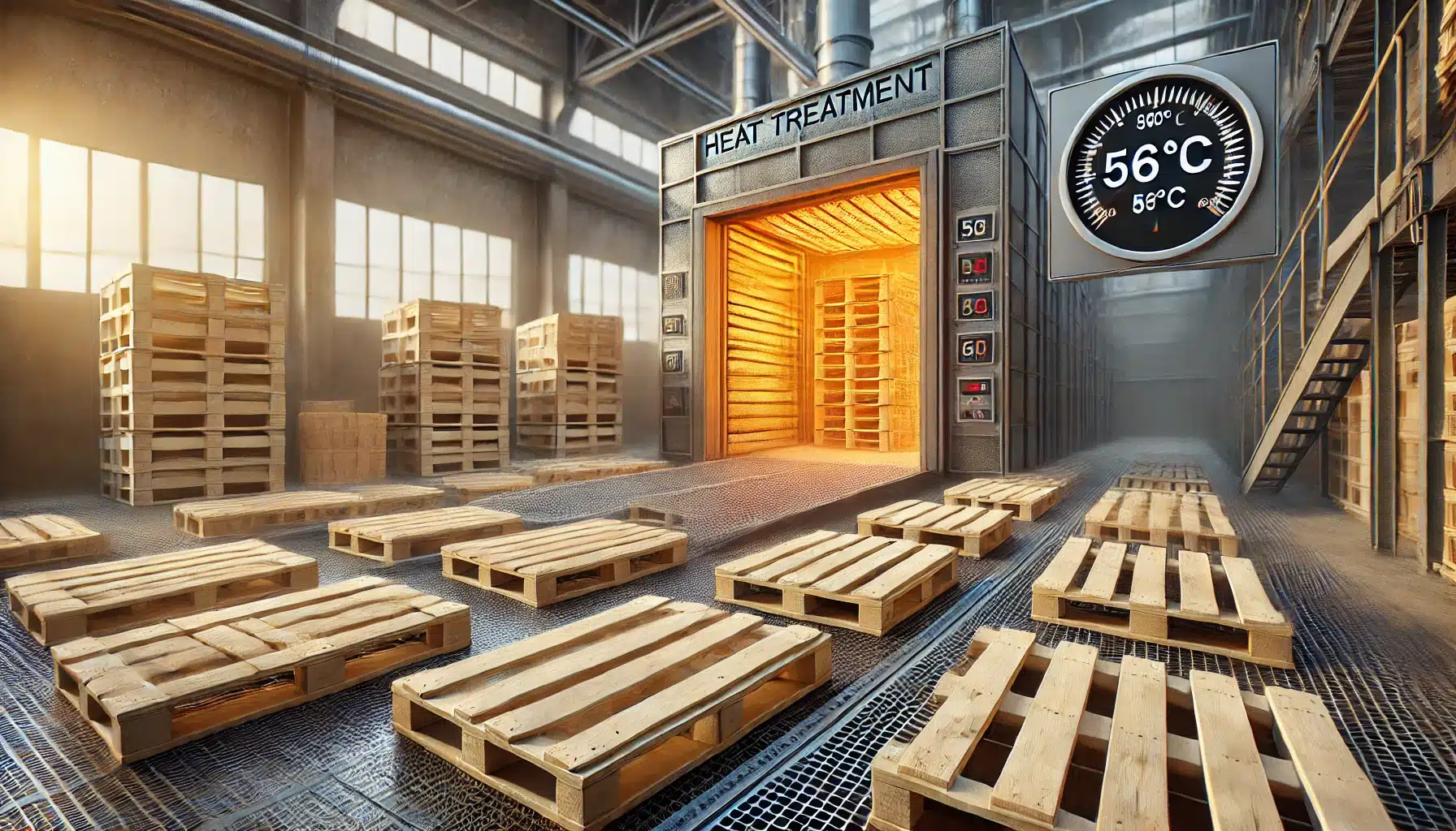 Proceso de tratamiento térmico para tarima de madera en cámara industrial. Tratamiento fitosanitario embalaje tratamiento térmico ht empresa medidas logística una medio ambiente materia procesos bromuro de metilo comentario producto material recurso nom 144 suelo ventajas | Valeria Uniformes Corporativos