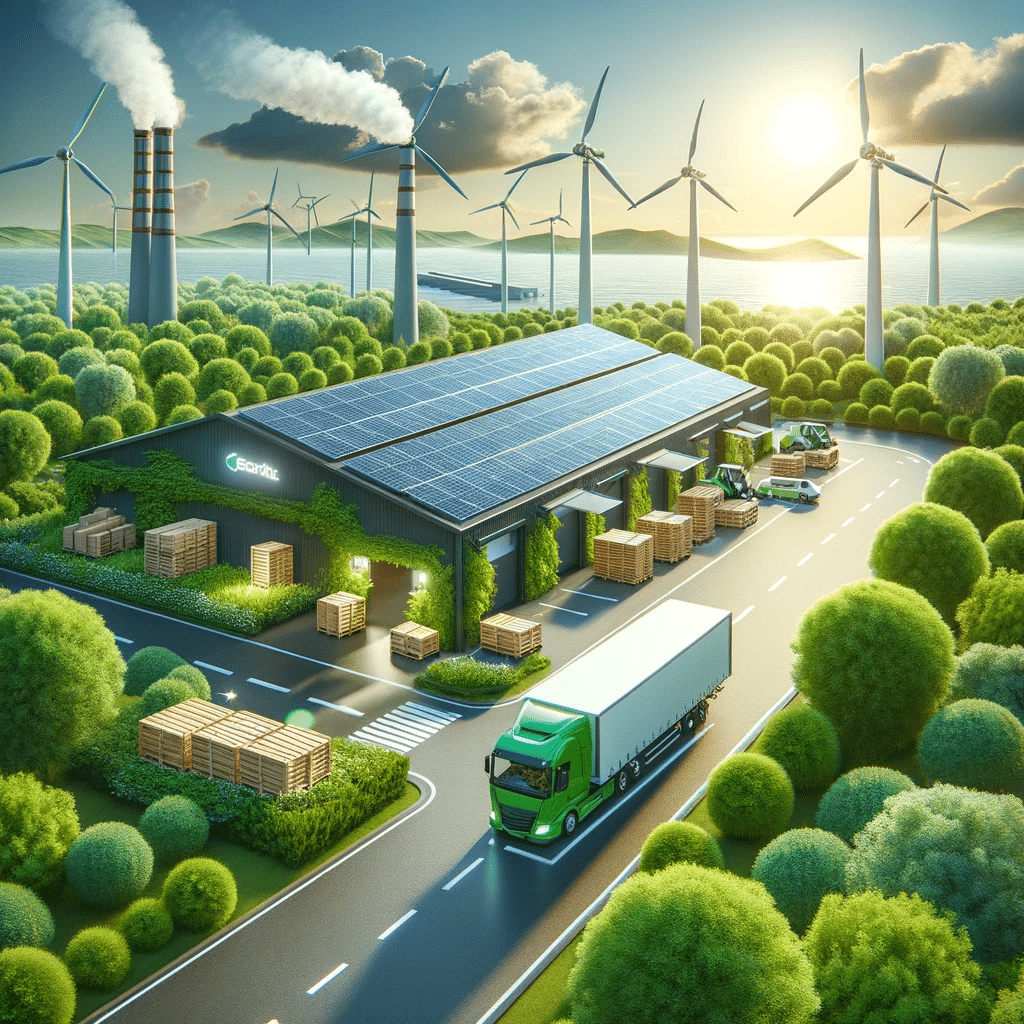 Fábrica sostenible con energía verde. Tarimas de plástico. Epd uso de bosques pallets universidad de penn state medio ambiente chep | Tarimas Xalostoc.