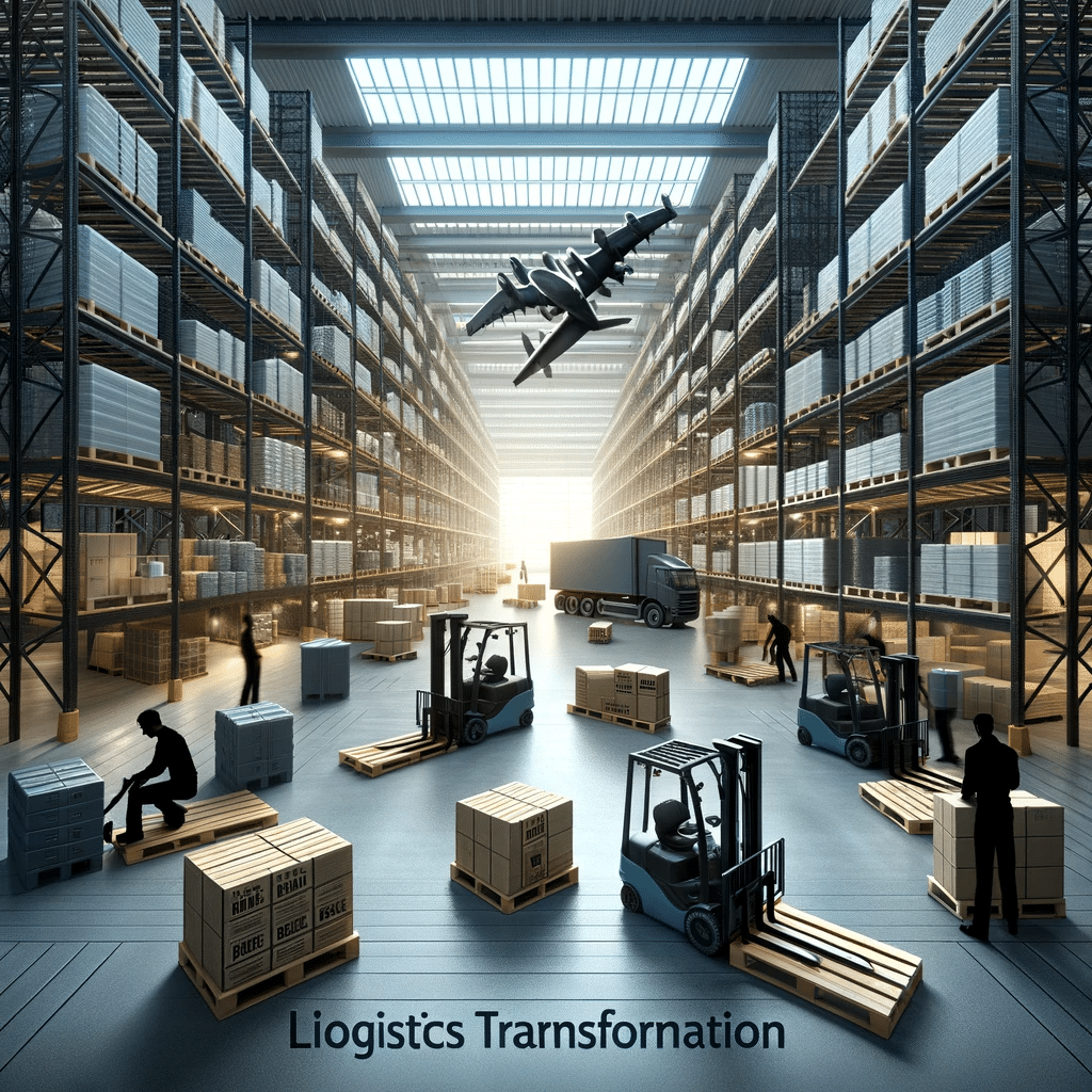 Almacén moderno optimizando logística con tarimas. Proyecto en el mundo de entrega | Tarimas Xalostoc.