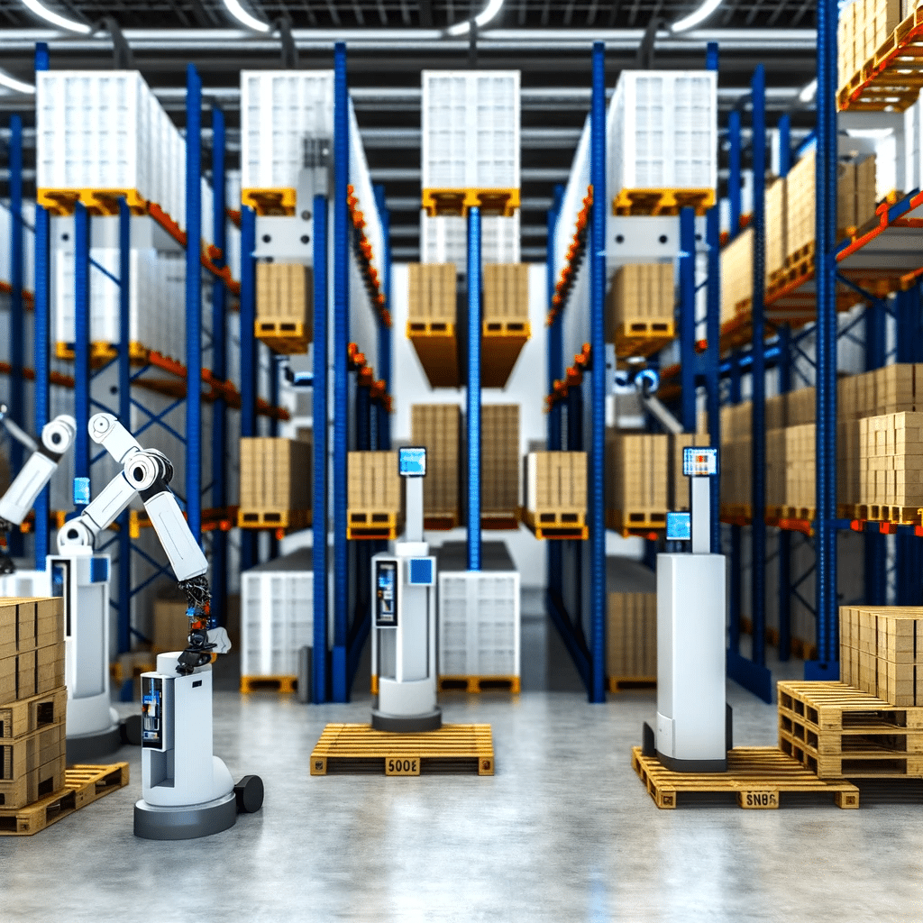 Innovación logística con tarima y robots. Tarimas de plástico. Tarima de Madera material empresa capacidad producto | Tarimas Xalostoc.