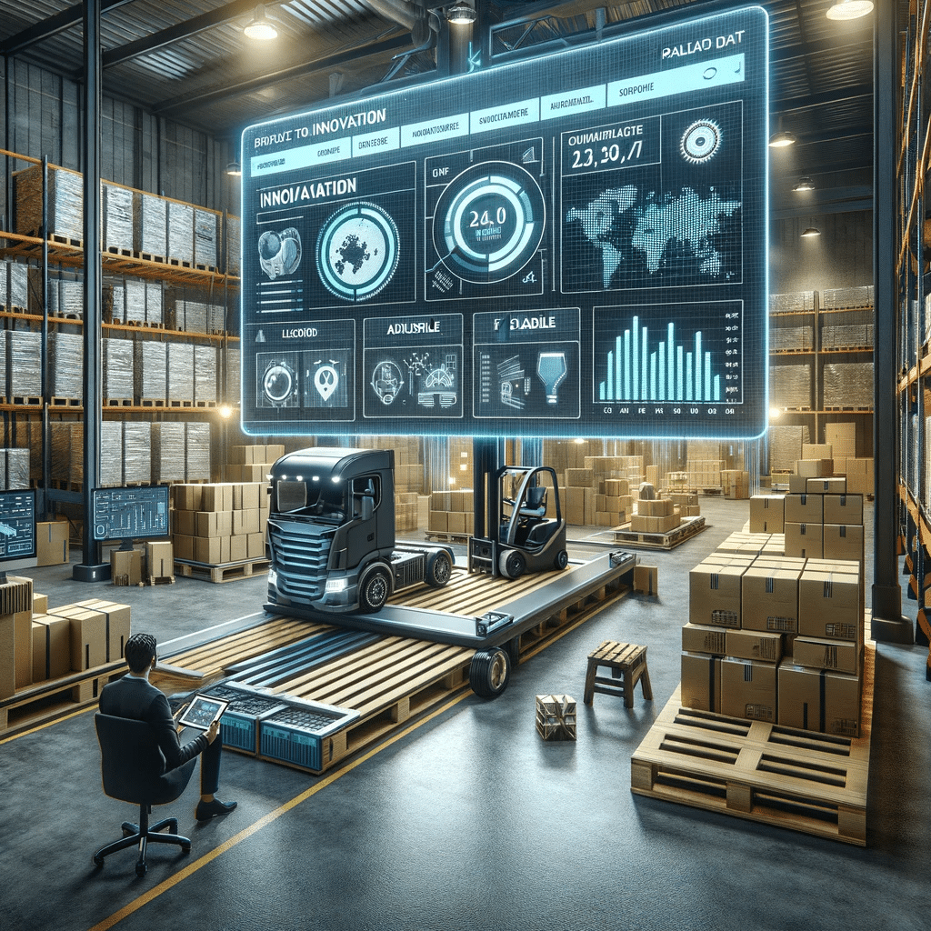 Almacén innovador con tarimas eficientes. Importancia ventajas Tarima Material de fabricación de plástico e industria plietileno | Tarimas Xalostoc.