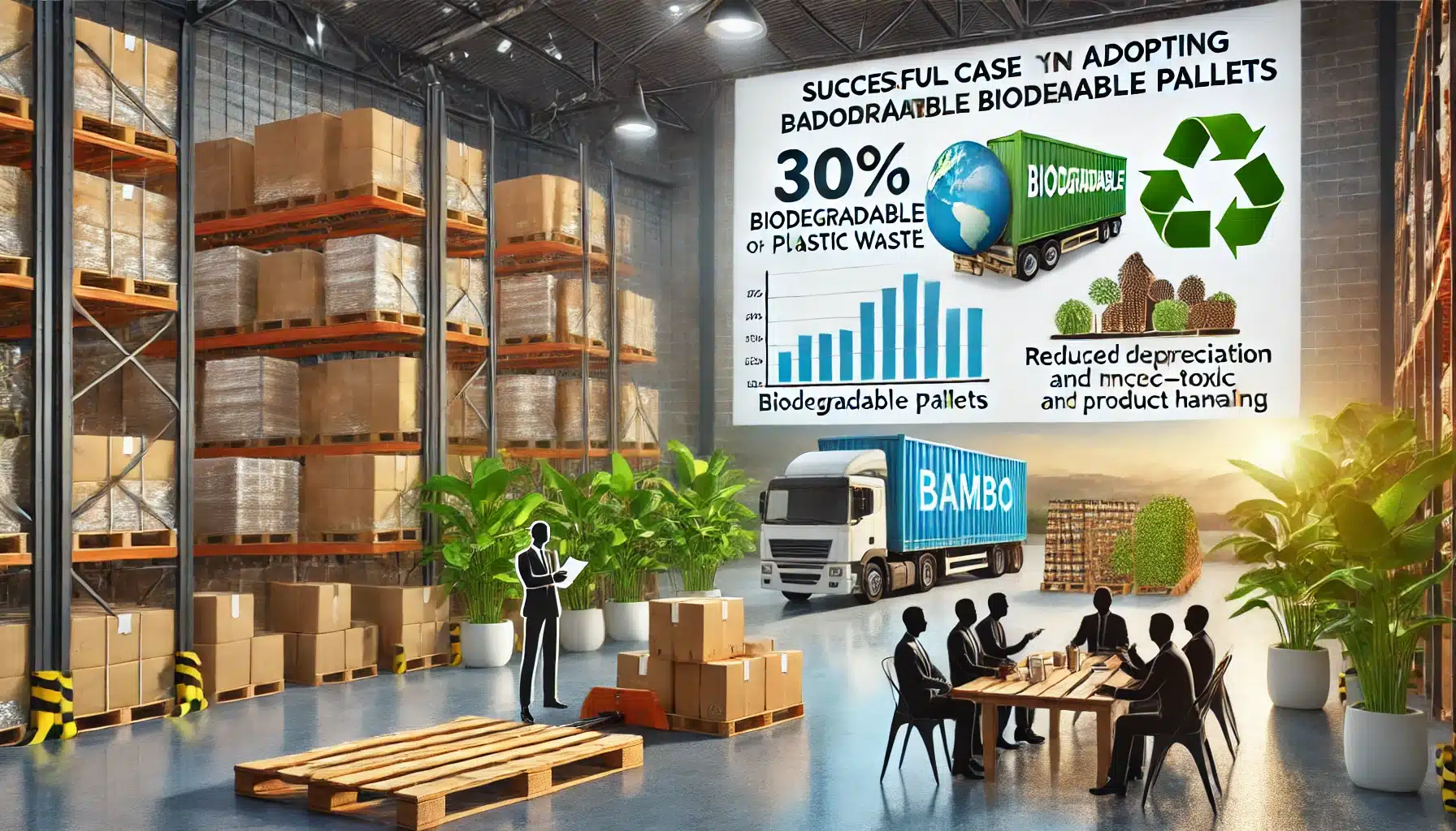 Empresas usando tarimas biodegradables con éxito en almacenes | Tarimas Xalostoc