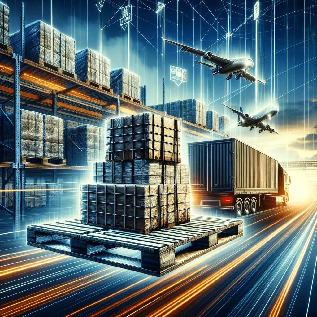 Eficiencia y seguridad en logística. Tarima de Madera productos calidad medidas embalaje almacén | Tarimas Xalostoc.