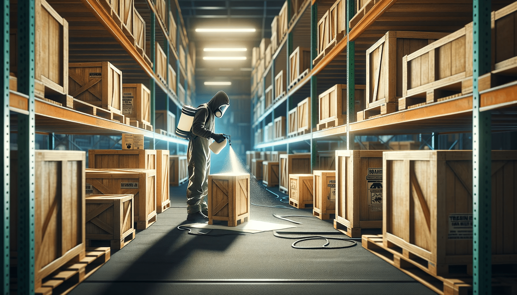 Tratamiento de la caja contra humedad y plagas. Aspectos y características de producto | Tarimas Xalostoc.