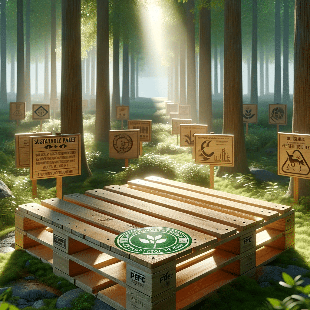 Paleta certificada en bosque sostenible. Normativas y certificaciones en la producción de tarimas garantizando la calidad y sustentabilidad | Tarimas Xalostoc.